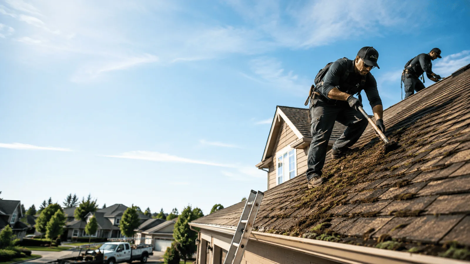 Roof Moss Removal in Jackson, MI near me